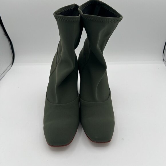 Rachel Comey Nylon Sock Boots – Dark Green, Size 6 - Picture 3 of 9
